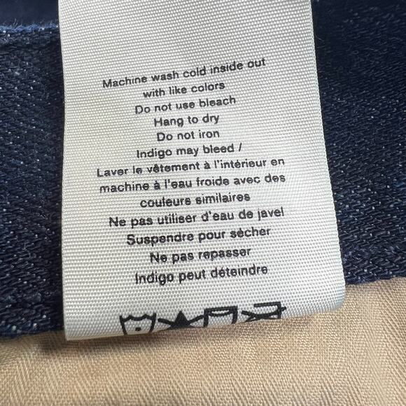 Rag & Bone Womens Size 32 Dark Blue Mid Rise 100% Cotton Denim Jeans - Picture 5 of 8